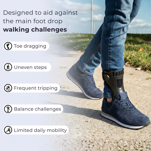 AeroStep™ Adjustable Foot Drop Support Brace