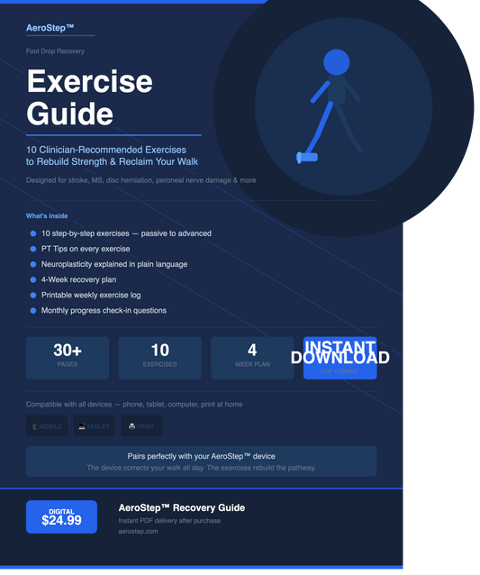 AeroStep™ Foot Drop Recovery Exercise Guide — Digital Ebook