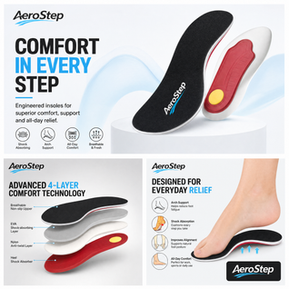 AeroStep Slim - Arch Support Insoles